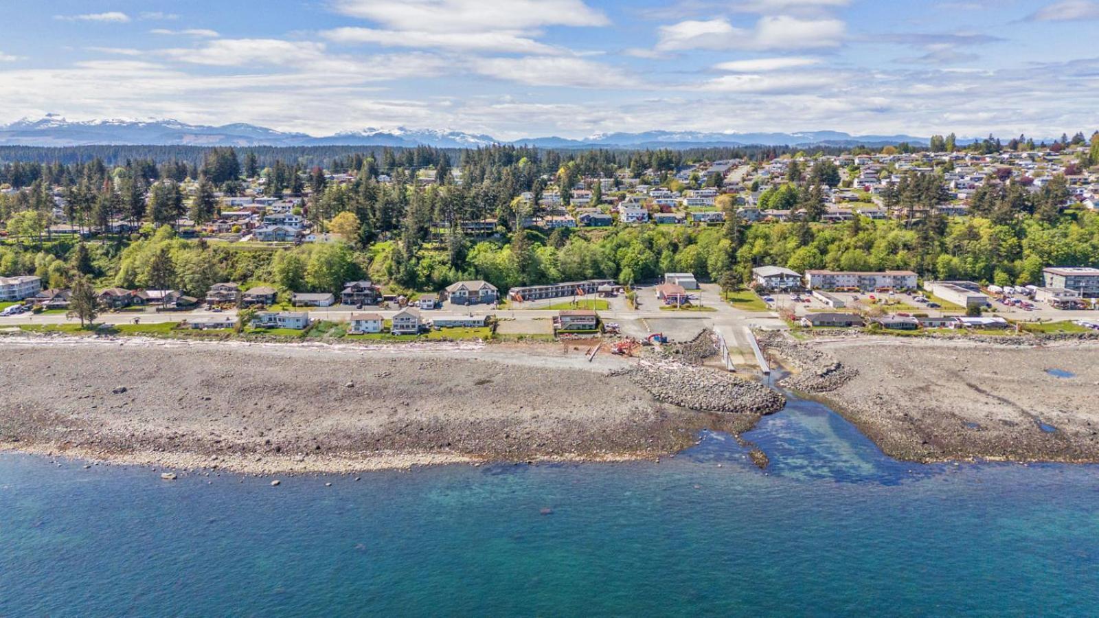 Big Rock Motel Campbell River Exteriör bild